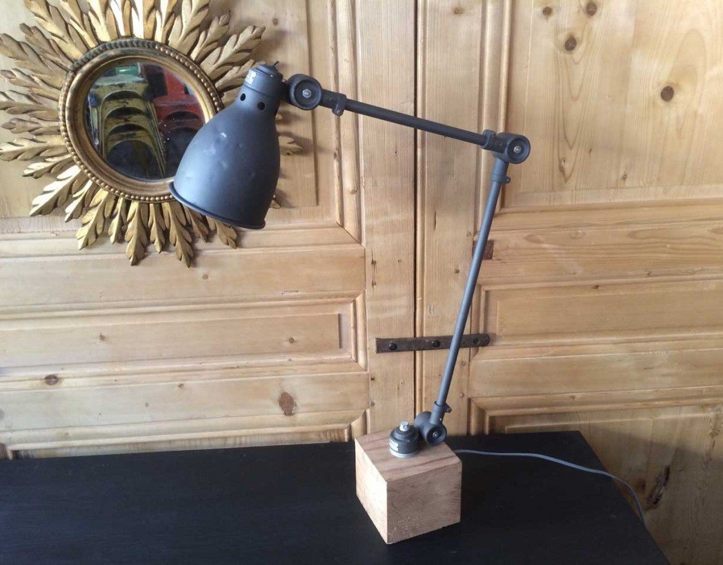 Industrial Desk Lamp by Sanfil J.L Paris