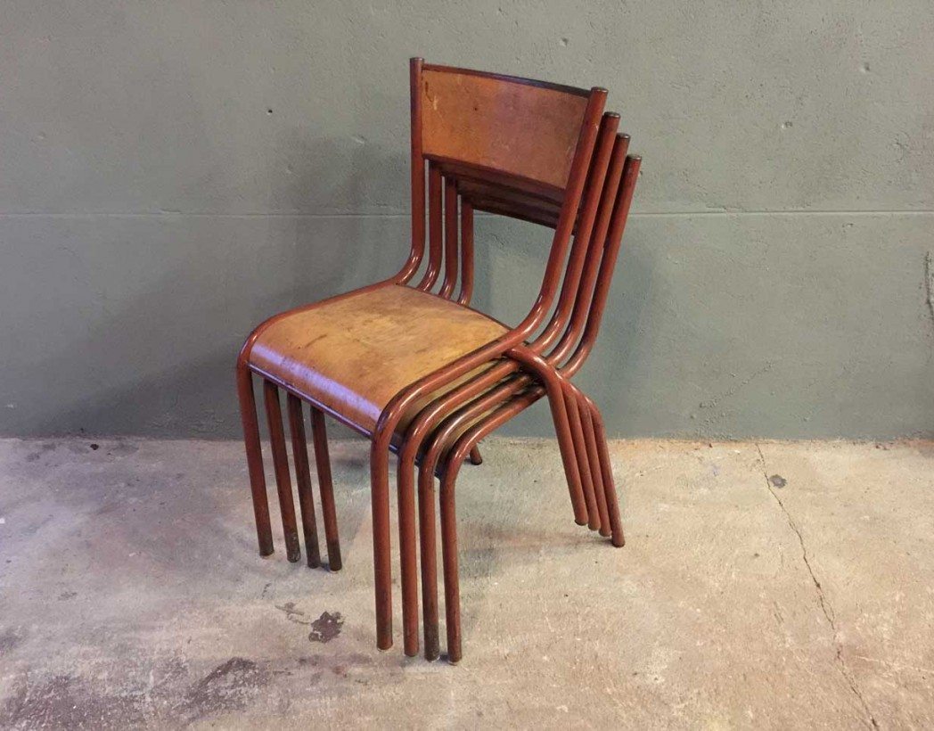 ensemble-4-chaises-ecole-vintage-rouge-mullca-5francs-6