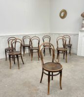 ensemble 10 chaises Thonet bistrot 5Francs 1 172x198 - Ensemble de Chaises de bistrot Thonet n°14