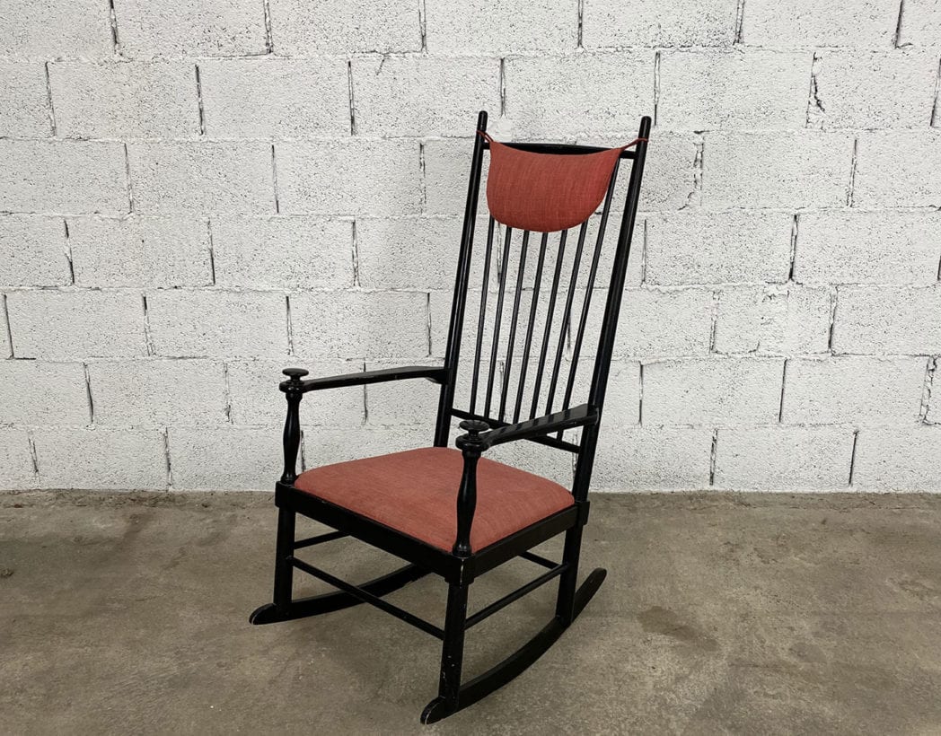 Authentique chaise d'atelier Bienaise hauteur 65 cm
